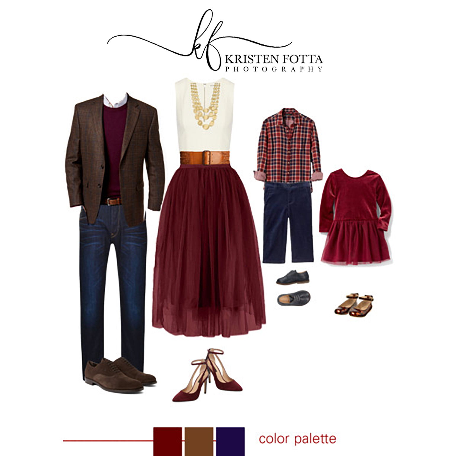 Christmas Family Outfit Ideas - inspiration for your family holiday  pictures.